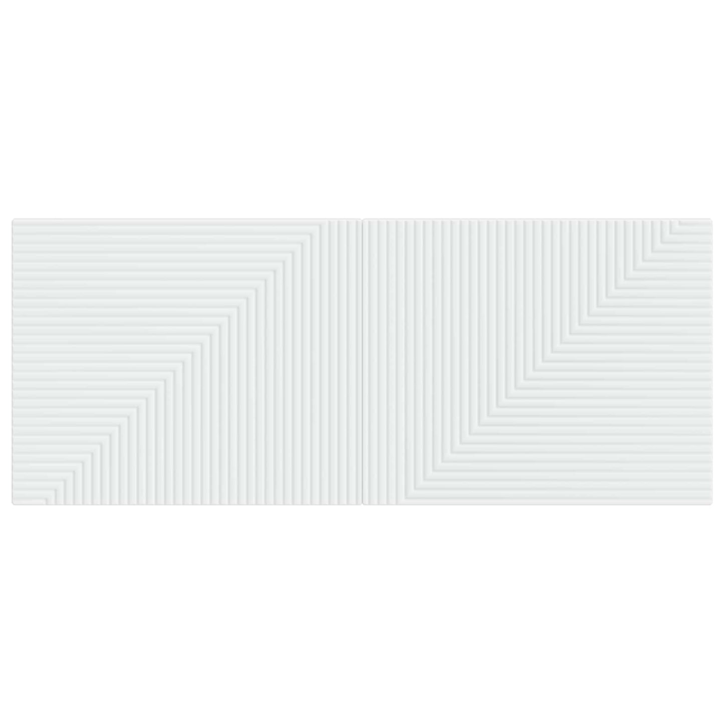 Wall-Mounted Headboard HAARLEM White Engineered Wood