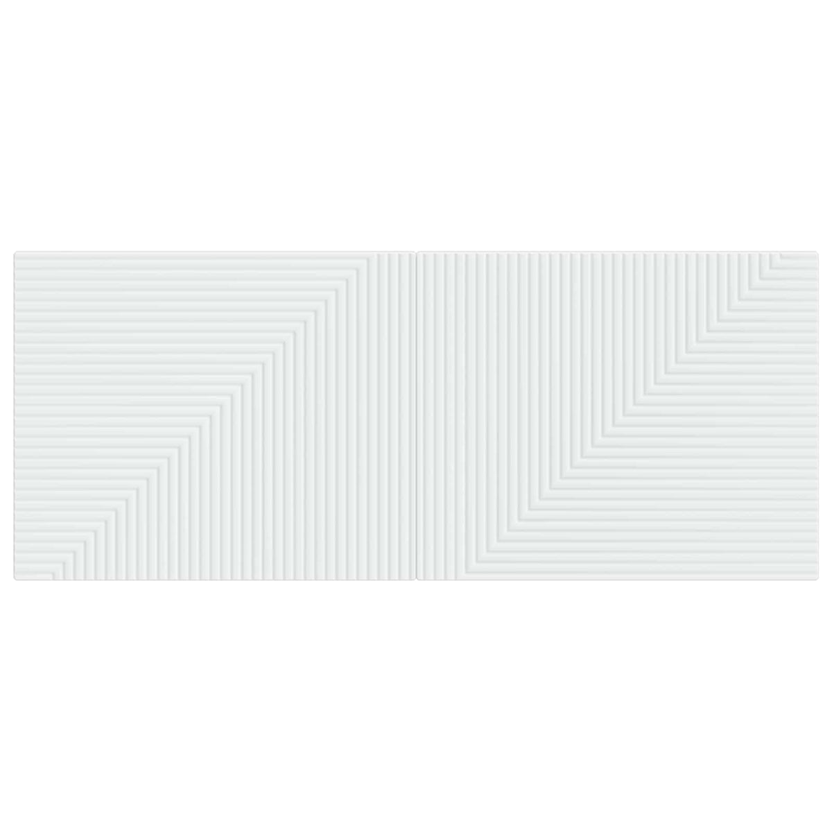 Wall-Mounted Headboard HAARLEM White Engineered Wood