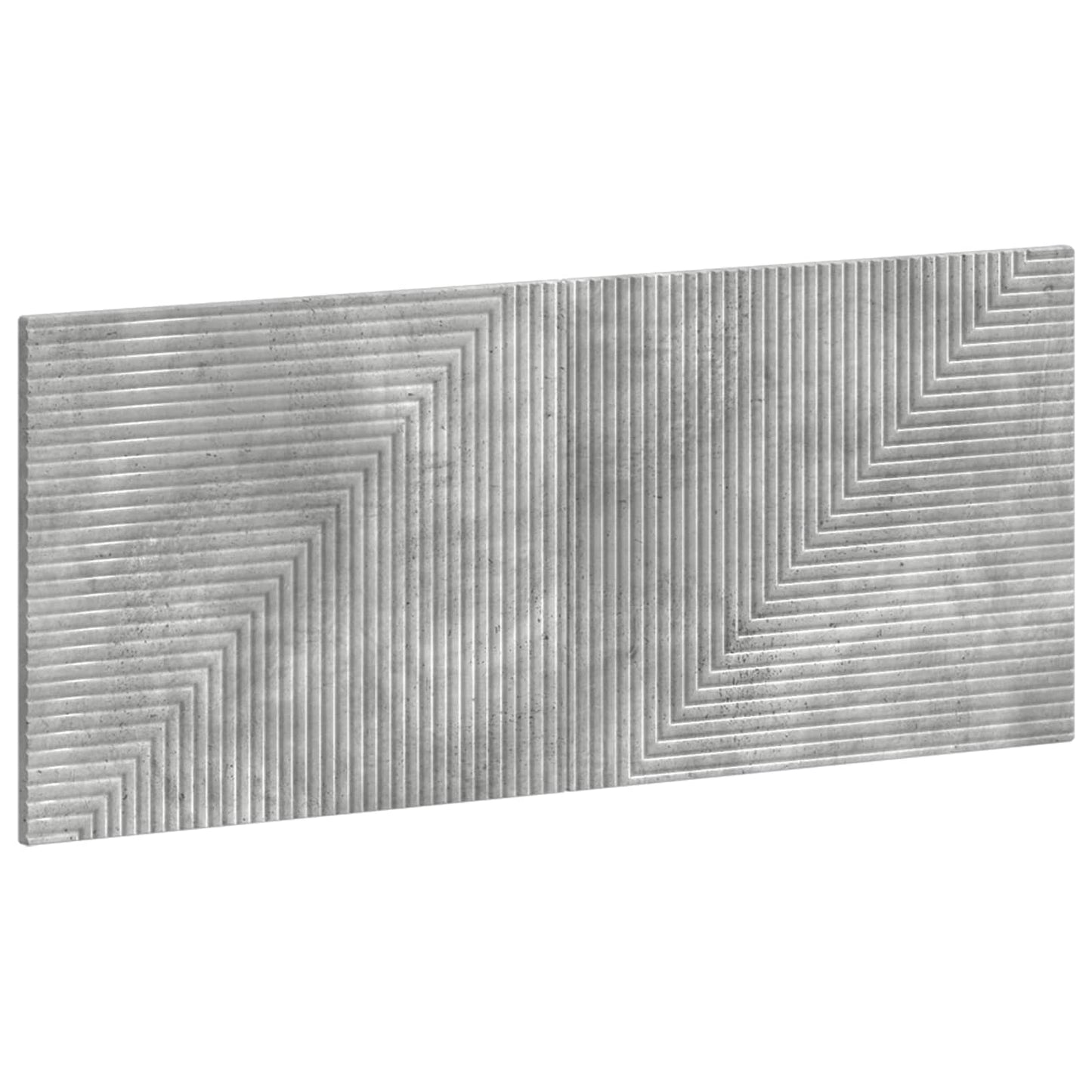Wall-Mounted Headboard HAARLEM Concrete Grey Engineered Wood