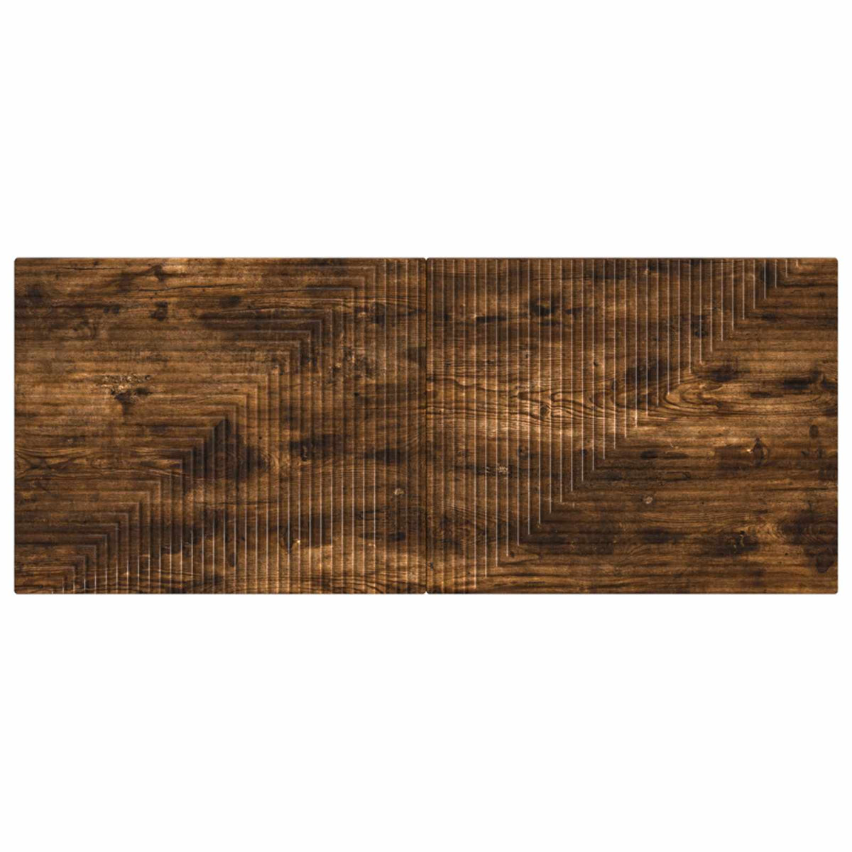 Wall-Mounted Headboard HAARLEM Smoked Oak Engineered Wood