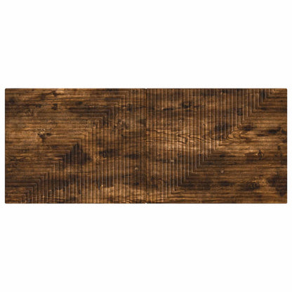 Wall-Mounted Headboard HAARLEM Smoked Oak Engineered Wood