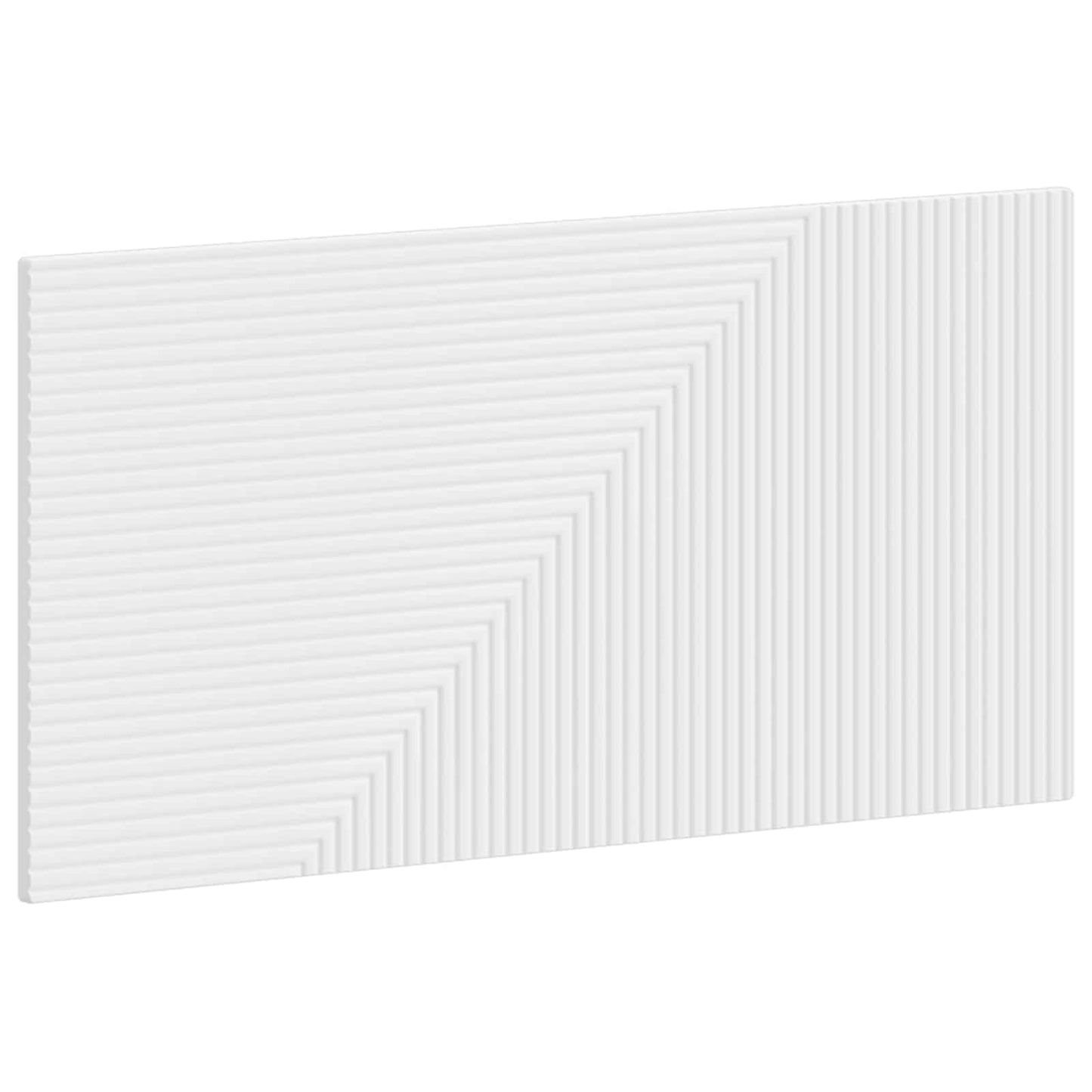 Wall-Mounted Headboard HAARLEM White Engineered Wood