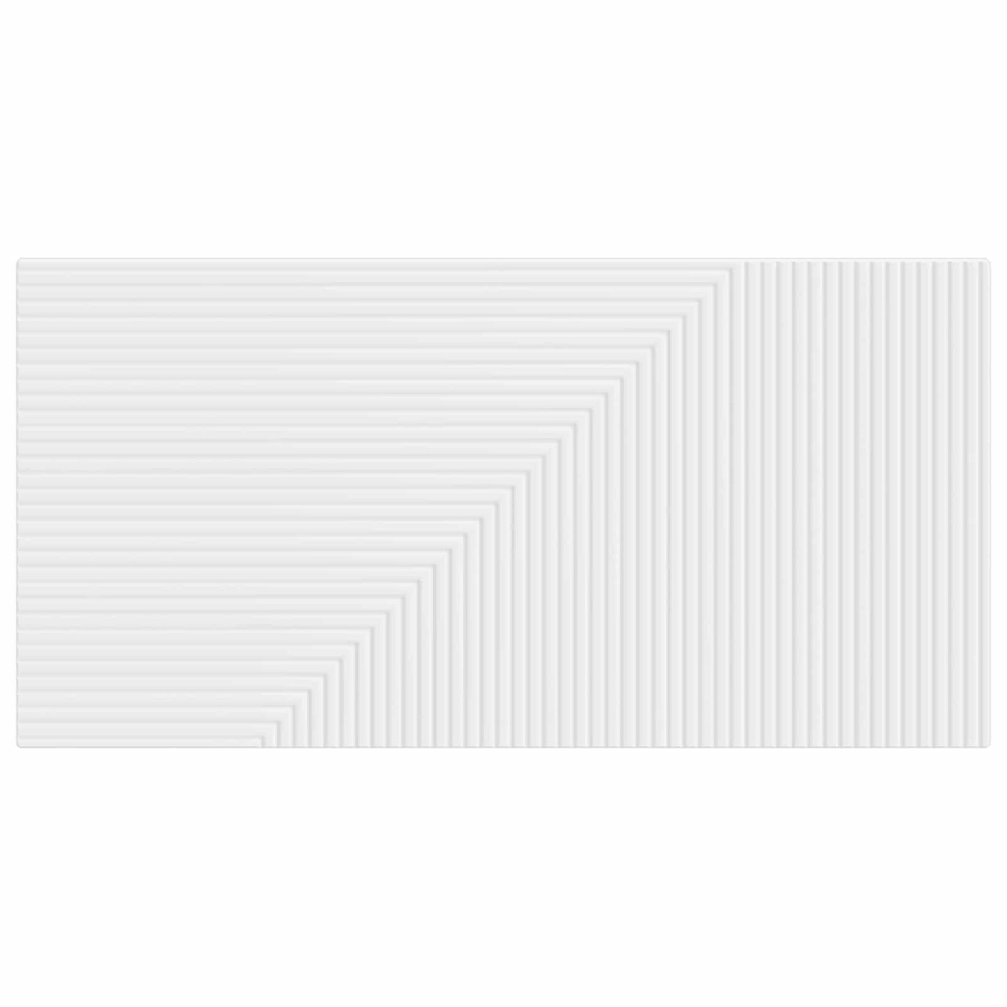Wall-Mounted Headboard HAARLEM White Engineered Wood