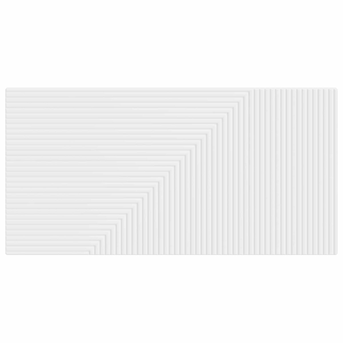 Wall-Mounted Headboard HAARLEM White Engineered Wood