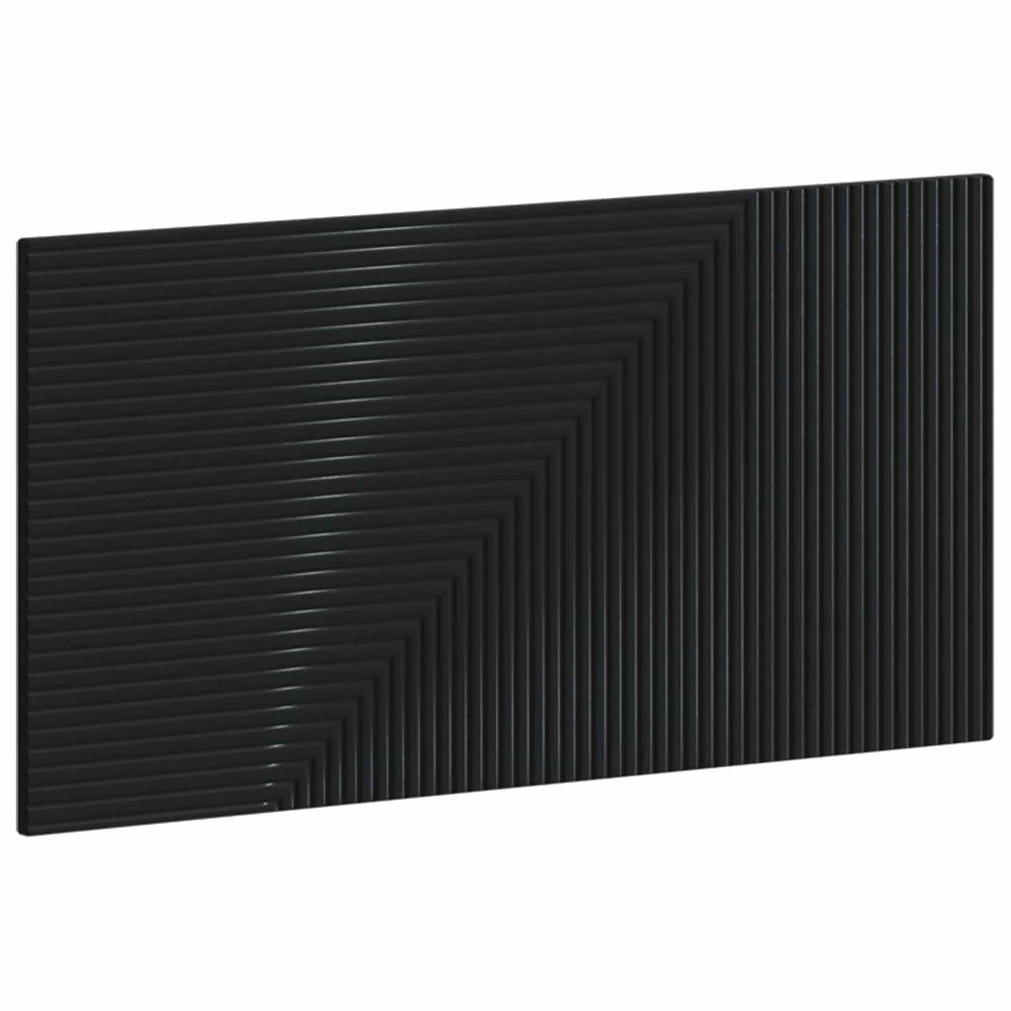 Wall-Mounted Headboard HAARLEM Black Engineered Wood