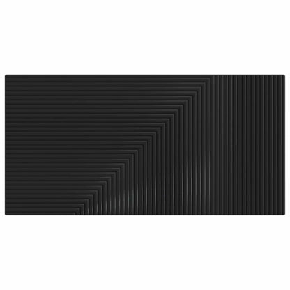 Wall-Mounted Headboard HAARLEM Black Engineered Wood