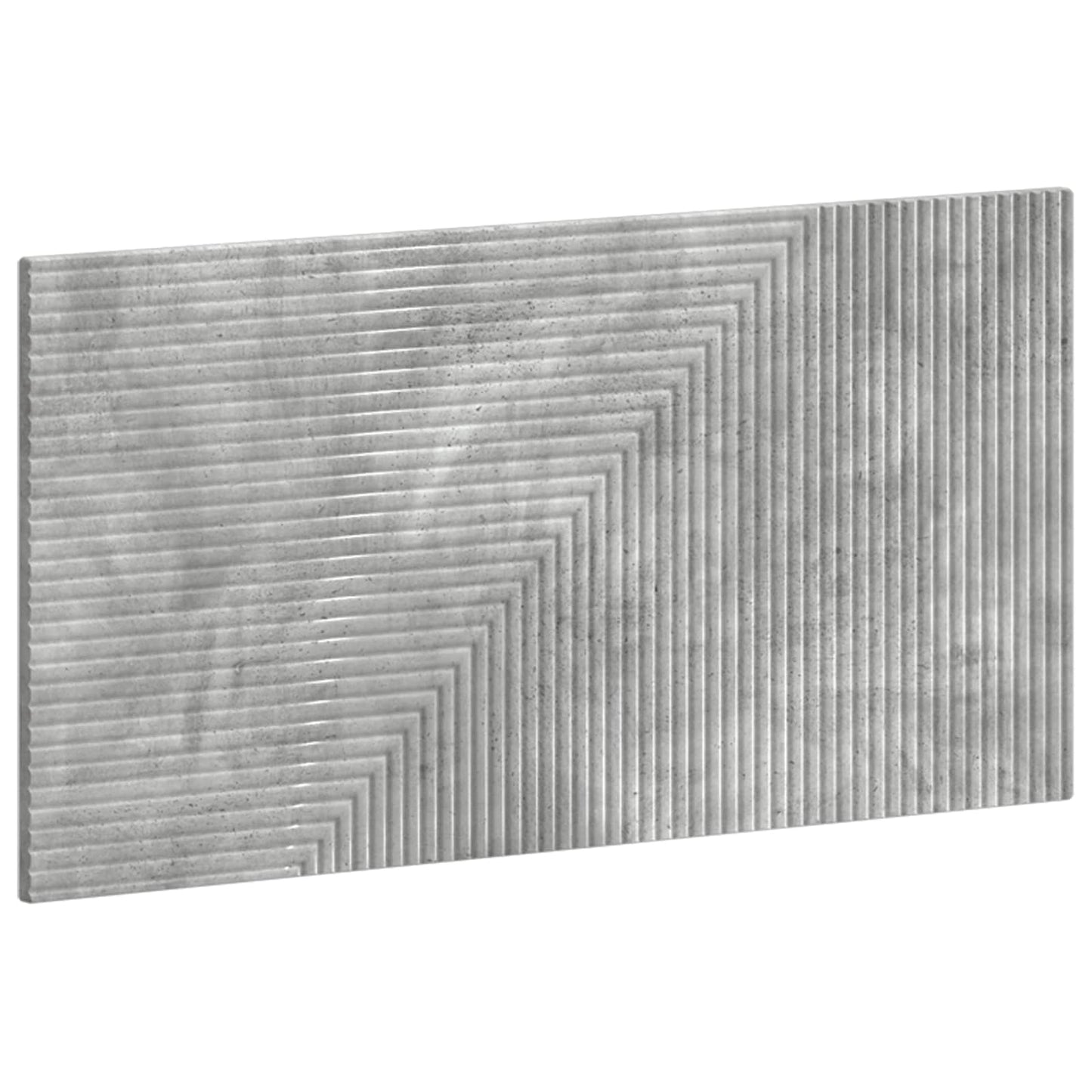 Wall-Mounted Headboard HAARLEM Concrete Grey Engineered Wood