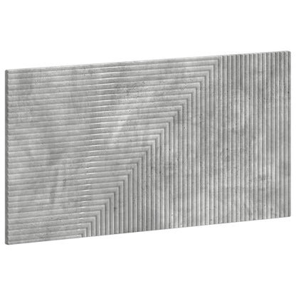 Wall-Mounted Headboard HAARLEM Concrete Grey Engineered Wood