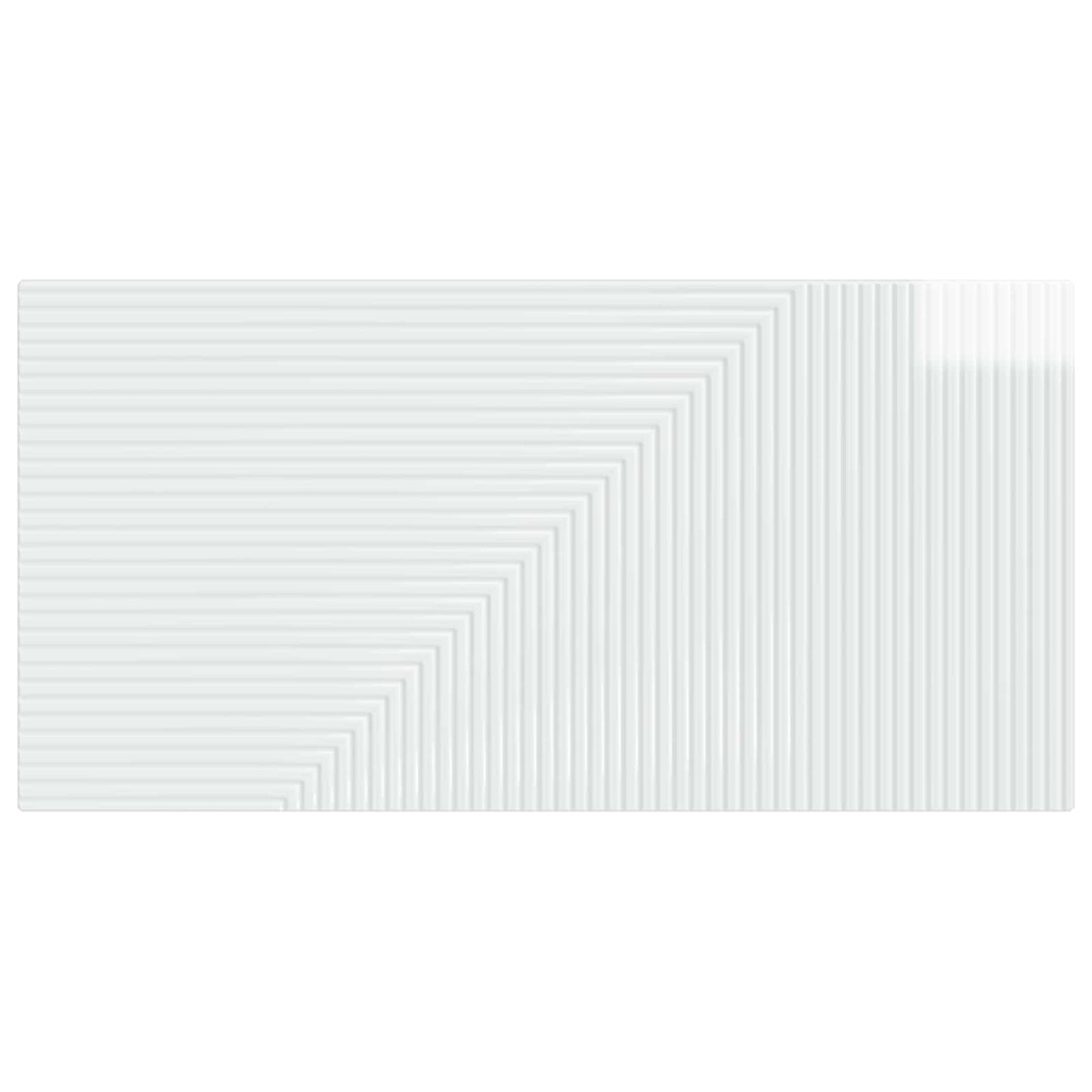 Wall-Mounted Headboard HAARLEM High Gloss White Engineered Wood