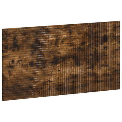 Wall-Mounted Headboard HAARLEM Smoked Oak Engineered Wood