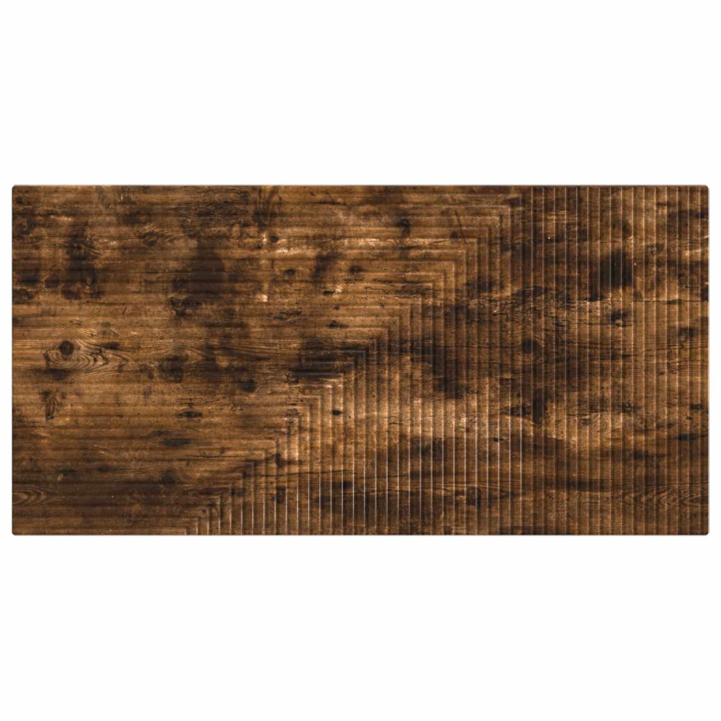 Wall-Mounted Headboard HAARLEM Smoked Oak Engineered Wood