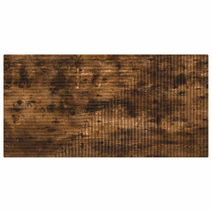 Wall-Mounted Headboard HAARLEM Smoked Oak Engineered Wood