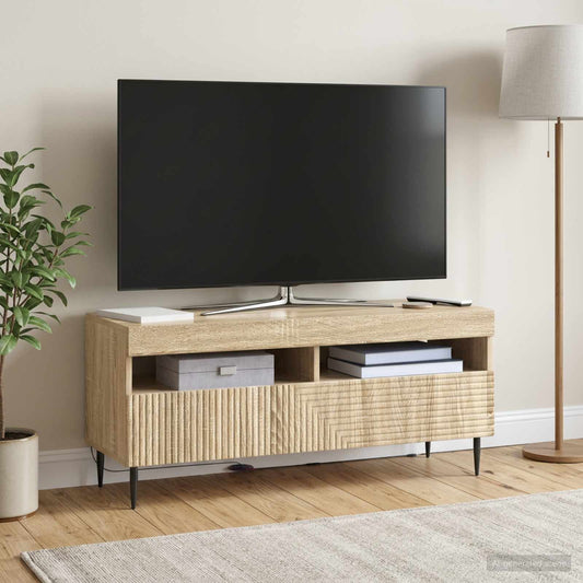LED TV Cabinet HAARLEM 100 x 35 x 43 cm Sonoma Oak