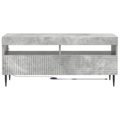 LED TV Cabinet Concrete Grey Engineered Wood