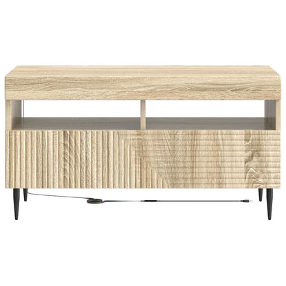 LED TV Cabinet Sonoma Oak Engineered Wood