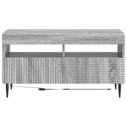 LED TV Cabinet Grey Sonoma Engineered Wood