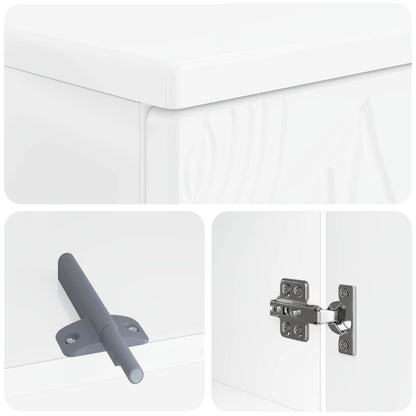 Bathroom Sink Cabinet DELFT White 59.5 x 31.5x 59 cm