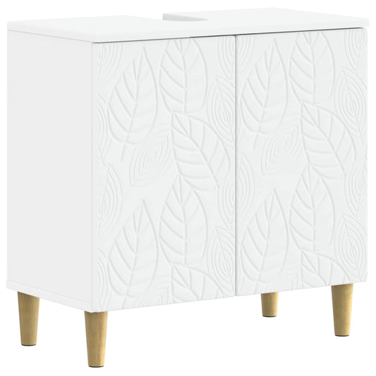 Bathroom Sink Cabinet DELFT White 59.5 x 31.5x 59 cm