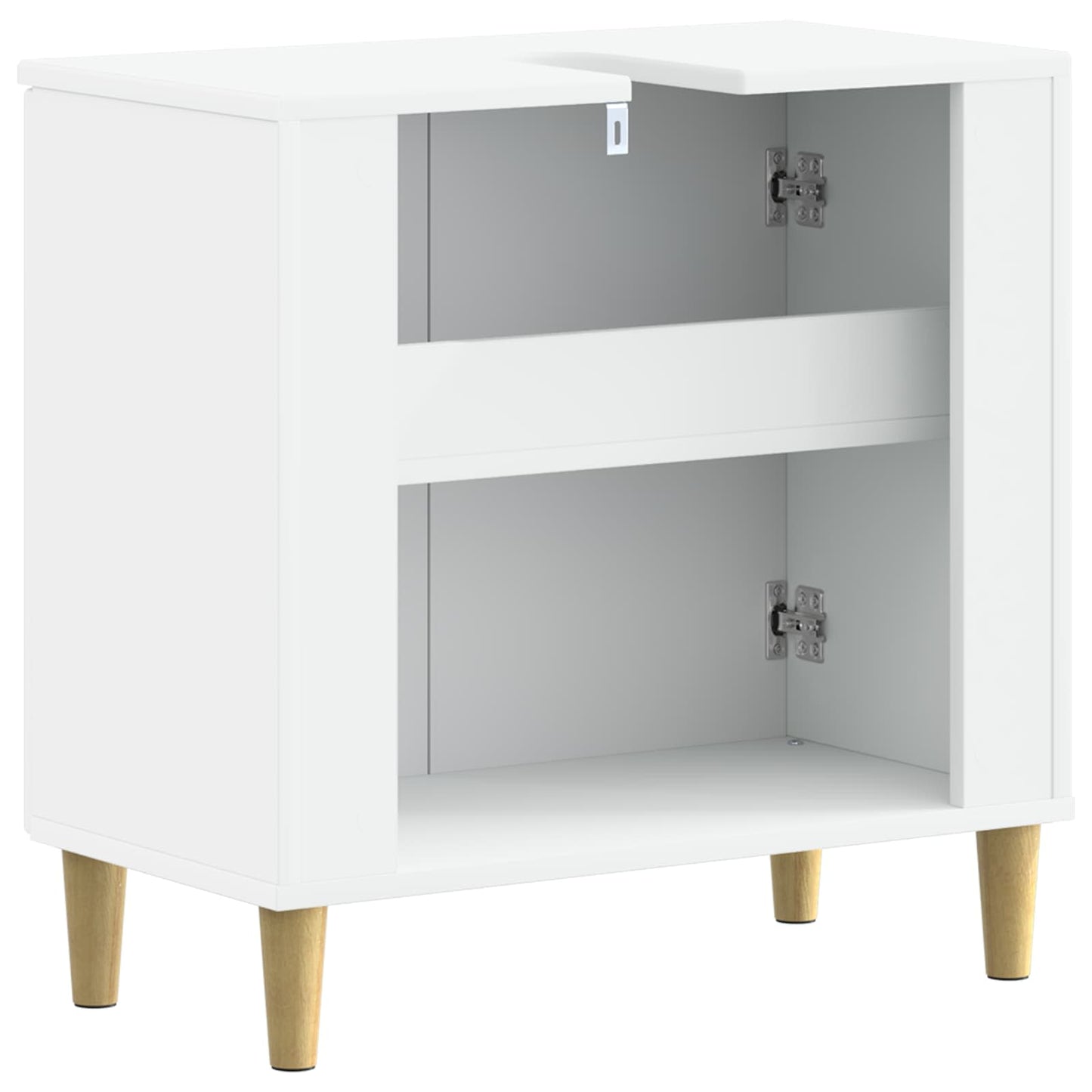 Bathroom Sink Cabinet DELFT White 59.5 x 31.5x 59 cm