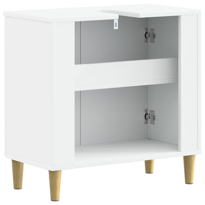 Bathroom Sink Cabinet DELFT White 59.5 x 31.5x 59 cm
