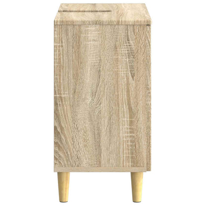Bathroom Sink Cabinet DELFT Sonoma Oak 59.5 x 31.5x 59 cm