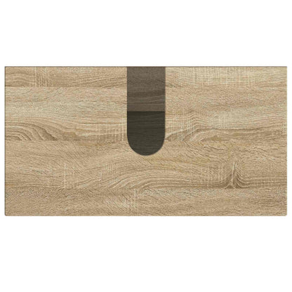 Bathroom Sink Cabinet DELFT Sonoma Oak 59.5 x 31.5x 59 cm