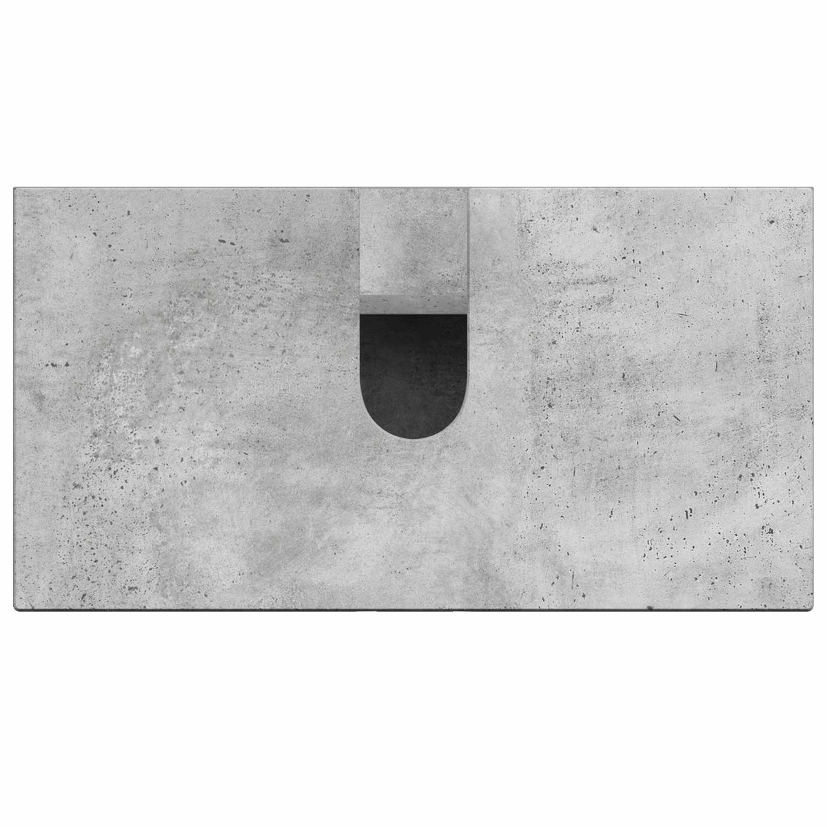 Bathroom Sink Cabinet DELFT Concrete Grey 59.5 x 31.5x 59 cm