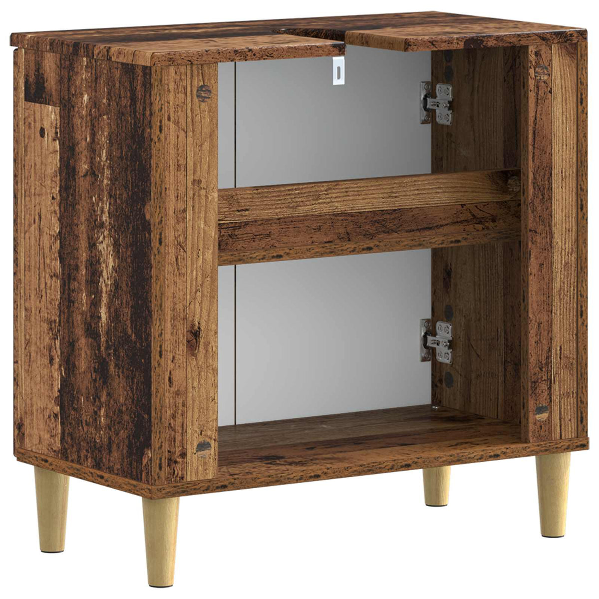 Bathroom Sink Cabinet DELFT Old Wood 59.5 x 31.5x 59 cm
