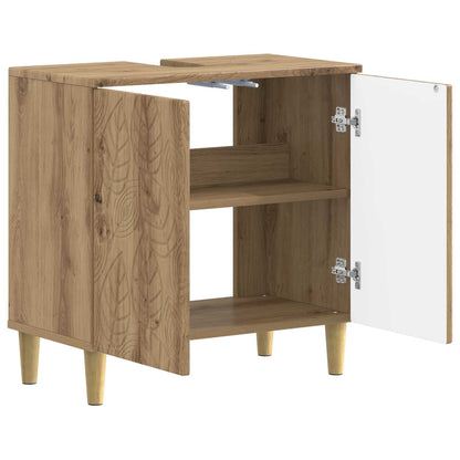 Bathroom Sink Cabinet DELFT Artisan Oak 59.5 x 31.5x 59 cm
