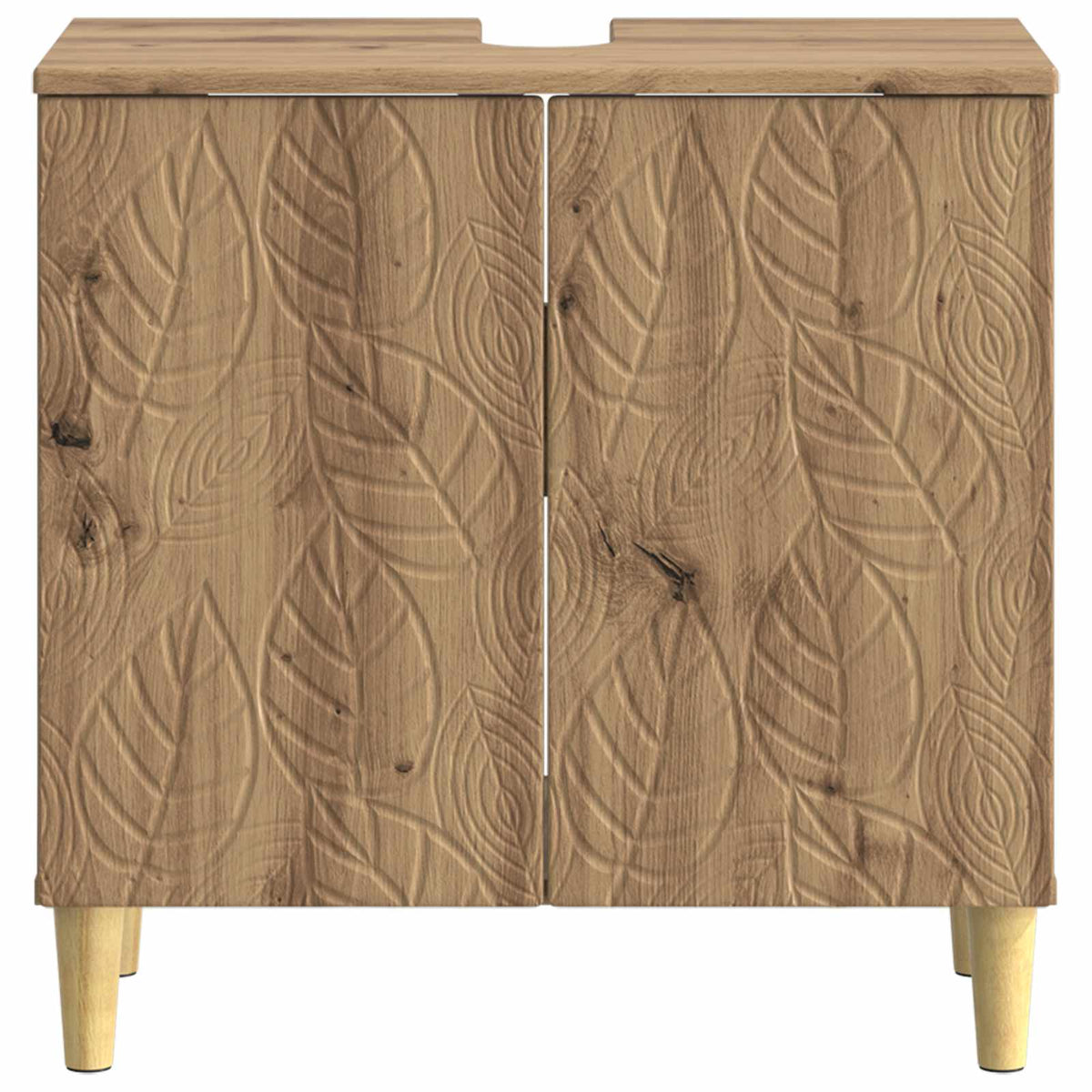 Bathroom Sink Cabinet DELFT Artisan Oak 59.5 x 31.5x 59 cm