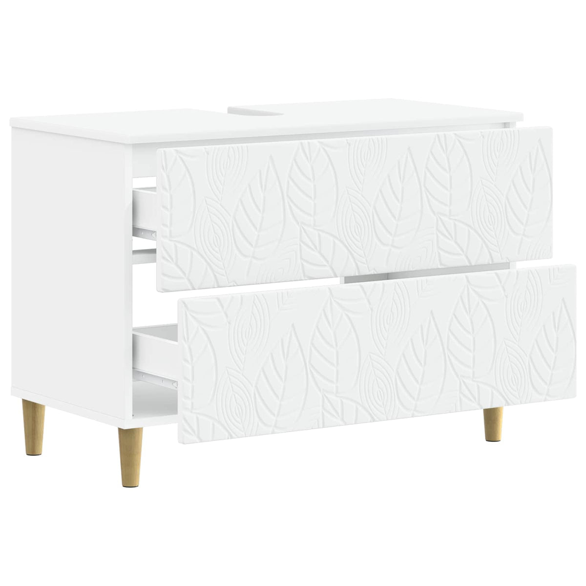 Bathroom Sink Cabinet DELFT White 82 x 41x 59 cm