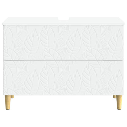 Bathroom Sink Cabinet DELFT White 82 x 41x 59 cm