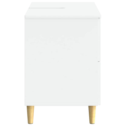Bathroom Sink Cabinet DELFT White 82 x 41x 59 cm