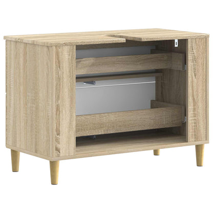 Bathroom Sink Cabinet DELFT Sonoma Oak 82 x 41x 59 cm