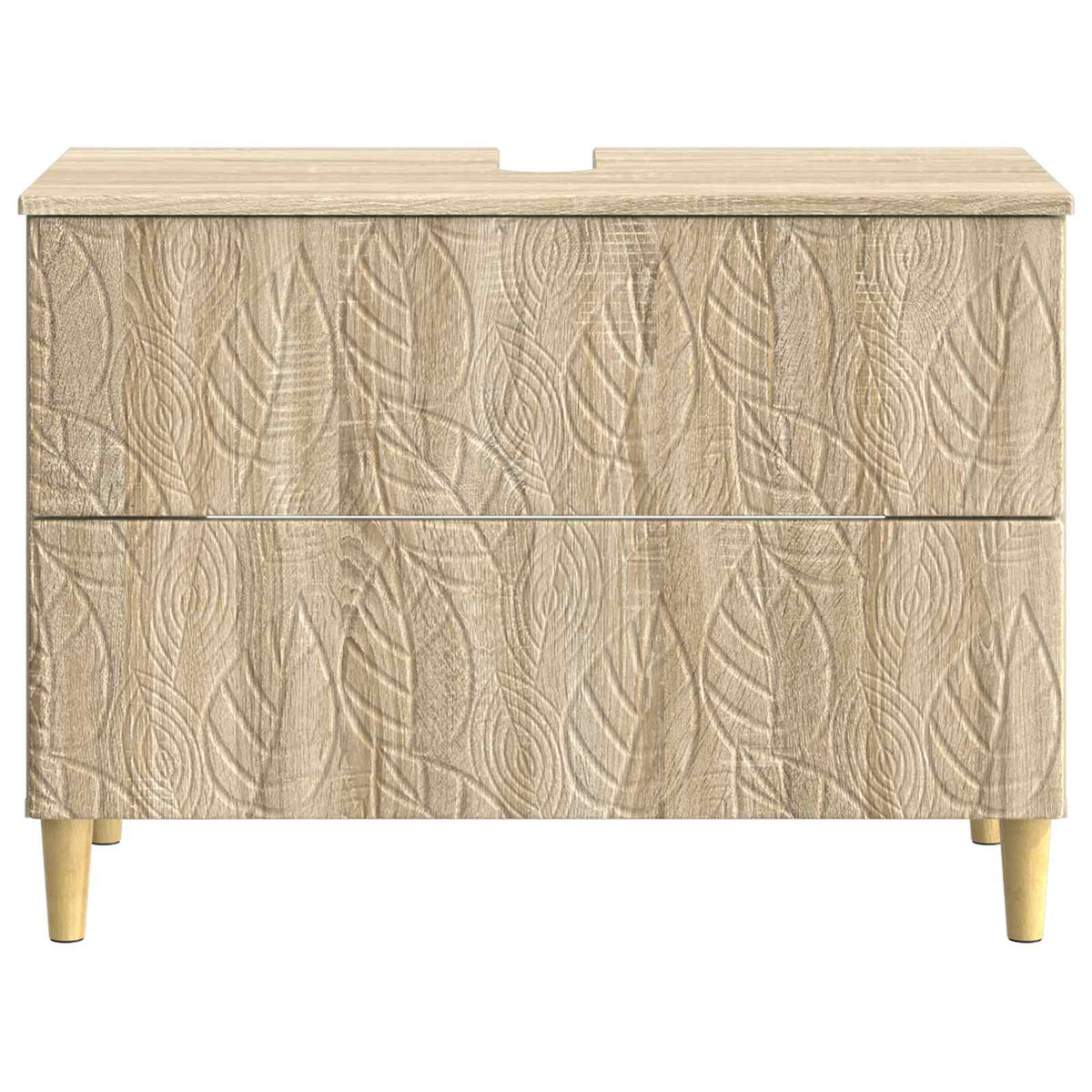 Bathroom Sink Cabinet DELFT Sonoma Oak 82 x 41x 59 cm