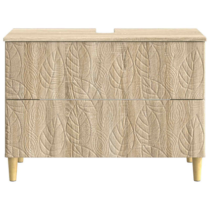 Bathroom Sink Cabinet DELFT Sonoma Oak 82 x 41x 59 cm