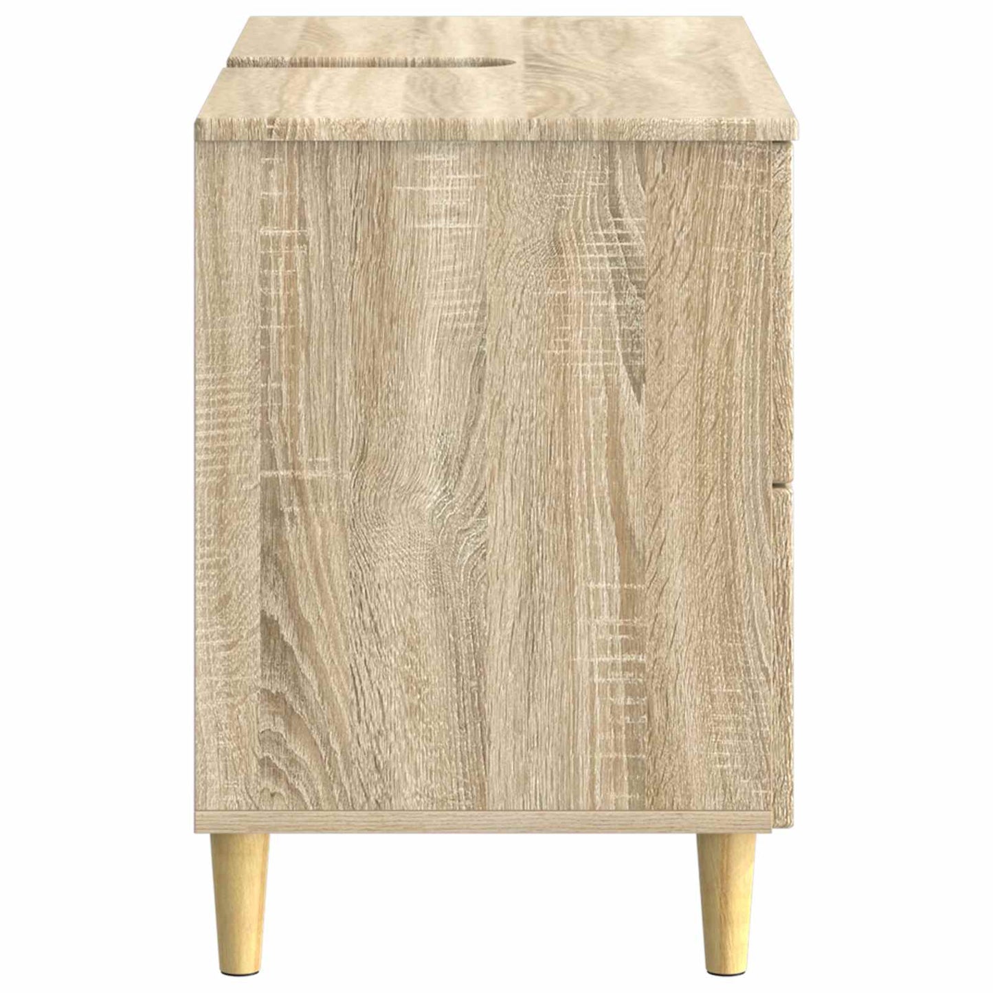 Bathroom Sink Cabinet DELFT Sonoma Oak 82 x 41x 59 cm