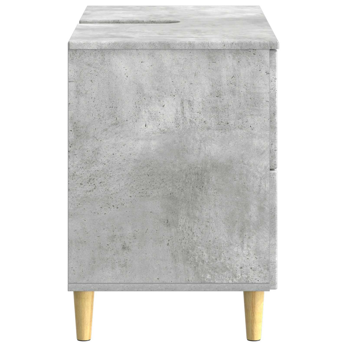 Bathroom Sink Cabinet DELFT Concrete Grey 82 x 41x 59 cm