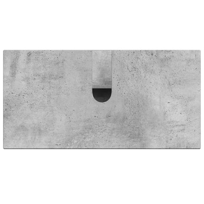 Bathroom Sink Cabinet DELFT Concrete Grey 82 x 41x 59 cm