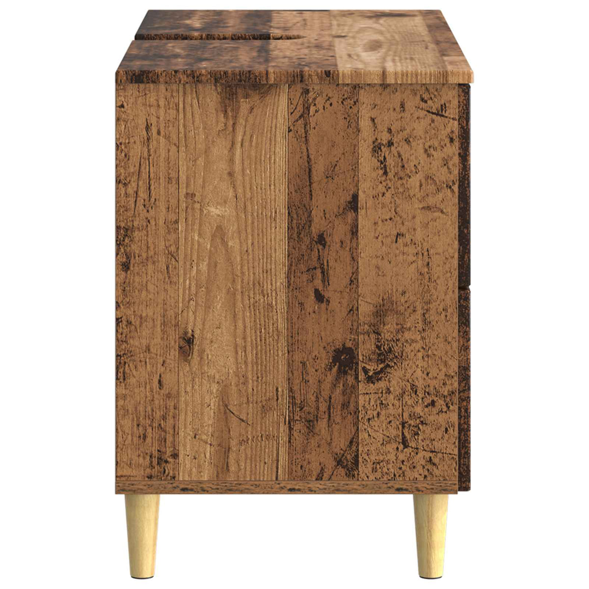 Bathroom Sink Cabinet DELFT Old Wood 82 x 41x 59 cm