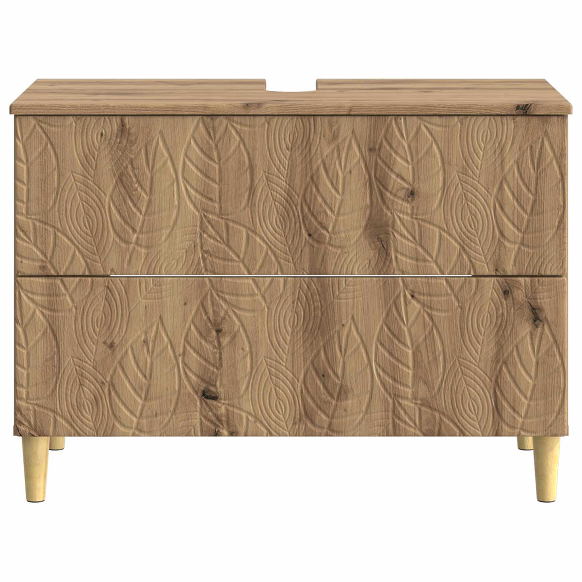 Bathroom Sink Cabinet DELFT Artisan Oak 82 x 41x 59 cm