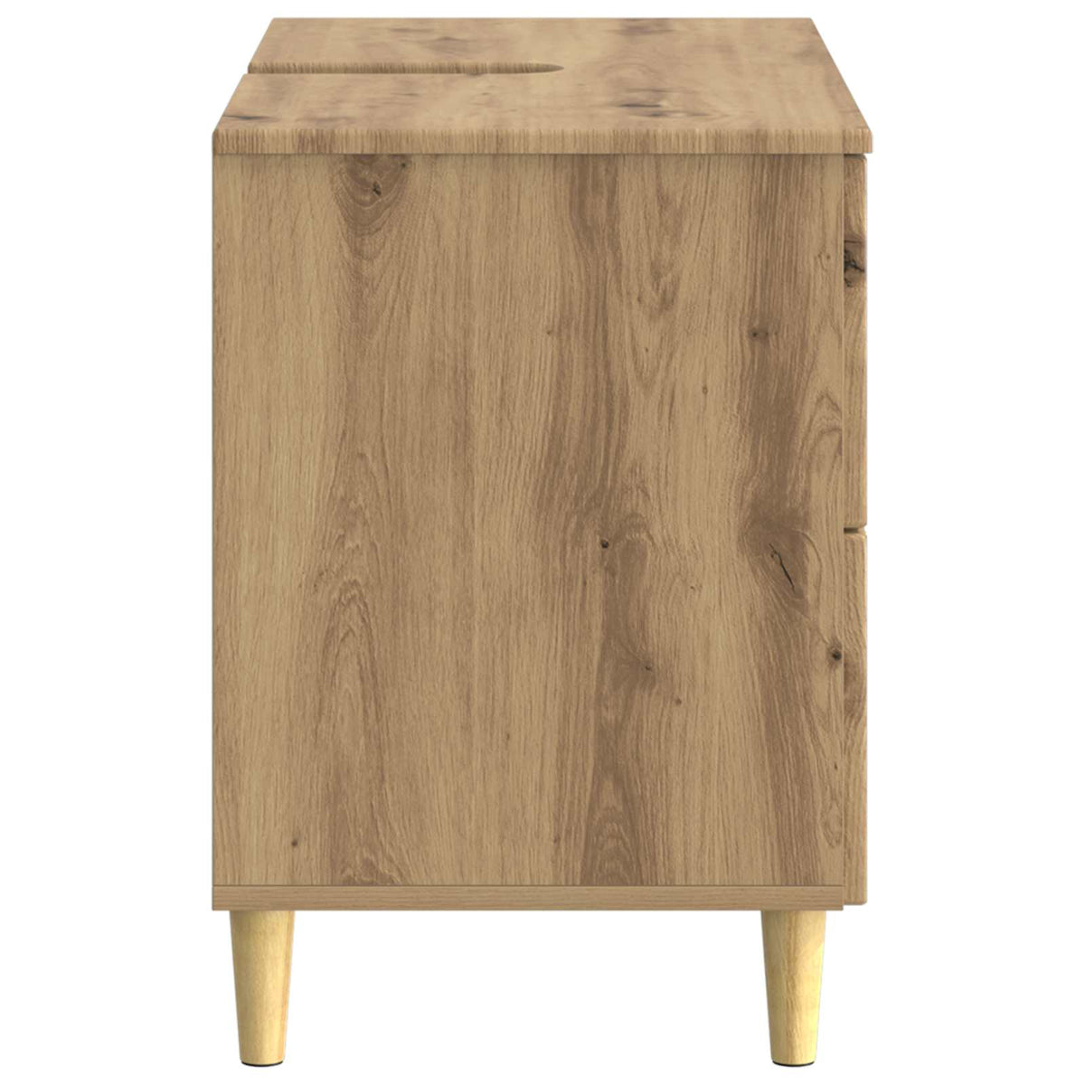 Bathroom Sink Cabinet DELFT Artisan Oak 82 x 41x 59 cm