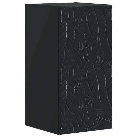 Bathroom Wall Cabinet DELFT Black 30 x 31 x 59 cm