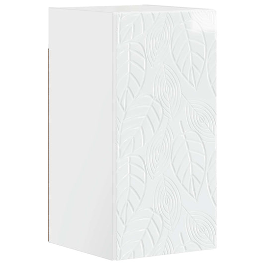 Bathroom Wall Cabinet DELFT High Gloss White 30 x 31 x 59 cm