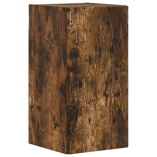 Bathroom Wall Cabinet DELFT Smoked Oak 30 x 31 x 59 cm
