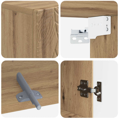 Bathroom Wall Cabinet DELFT Artisan Oak 30 x 31 x 59 cm