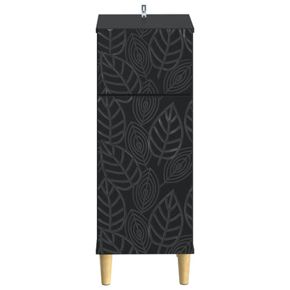 Bathroom Storage Cainet DELFT Black 30 x 31 x 80 cm