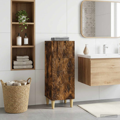 Bathroom Storage Cainet DELFT Smoked Oak 30 x 31 x 80 cm