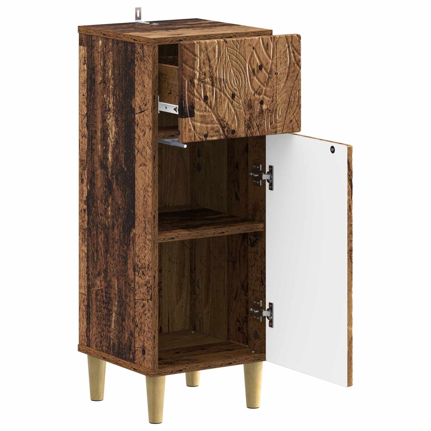 Bathroom Storage Cainet DELFT Old Wood 30 x 31 x 80 cm