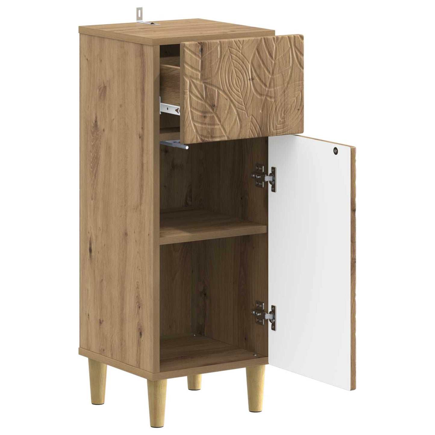 Bathroom Storage Cainet DELFT Artisan Oak 30 x 31 x 80 cm